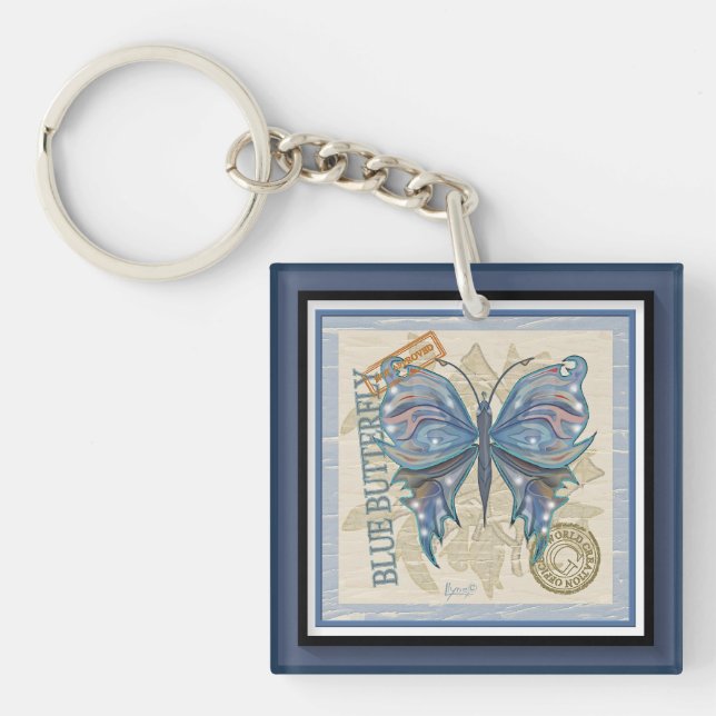 G Creation Office butterfly Key Ring (Front)