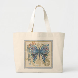 G Creation Office butterfly Large Tote Bag