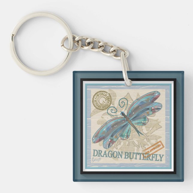 G Creation Office dragonfly Key Ring (Front)