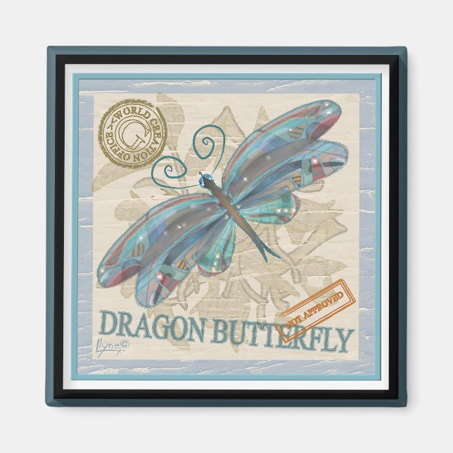 G Creation Office dragonfly Magnet (Front)