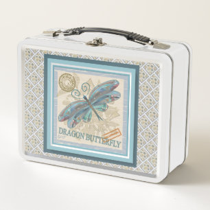 G Creation Office dragonfly Metal Lunch Box