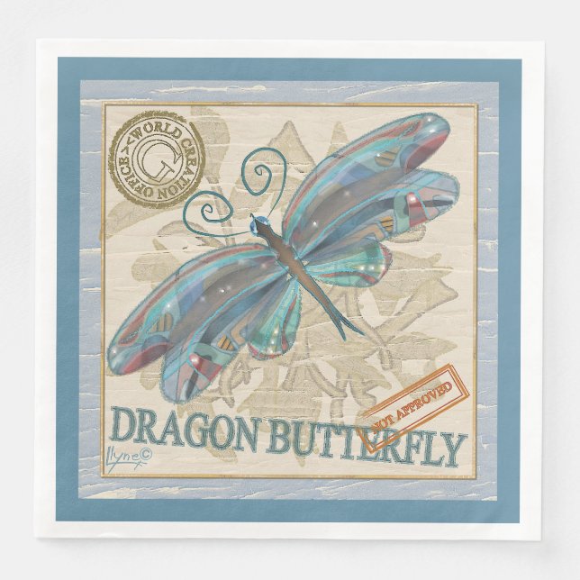 G Creation Office dragonfly Napkin (Front)