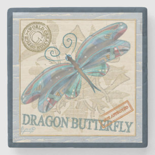G Creation Office dragonfly Stone Coaster