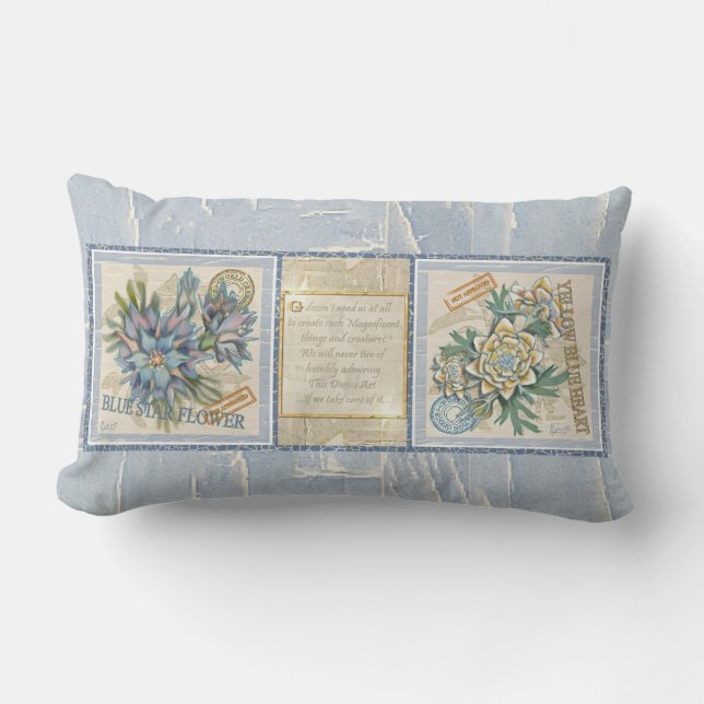G Creation Office flower Throw Pillow (Front)