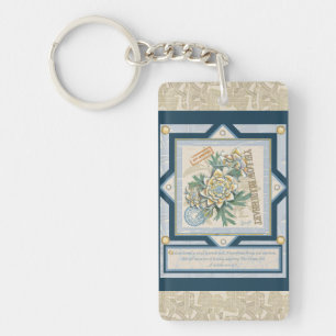 G Creation Office yellow flower Key Ring