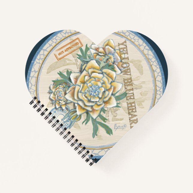 G Creation Office yellow flower Notebook (Front)