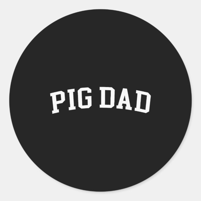 G Dad  Classic Round Sticker (Front)