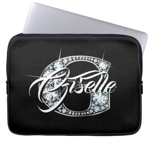 G Faux Diamond Laptop Sleeve