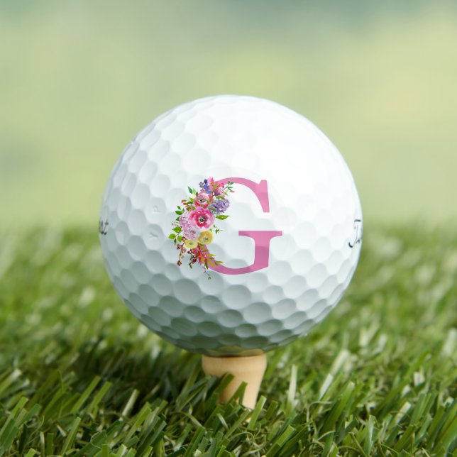G Floral Golf Balls (Insitu Tee)