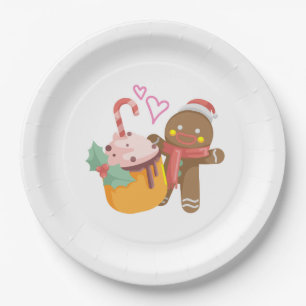 G gingerbread man paper plate
