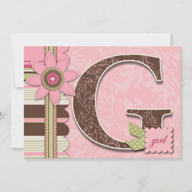 G Girl Invitation (Front)