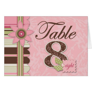 G Girl Table Card 8