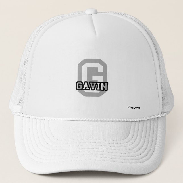 G is for Gavin Trucker Hat (Front)