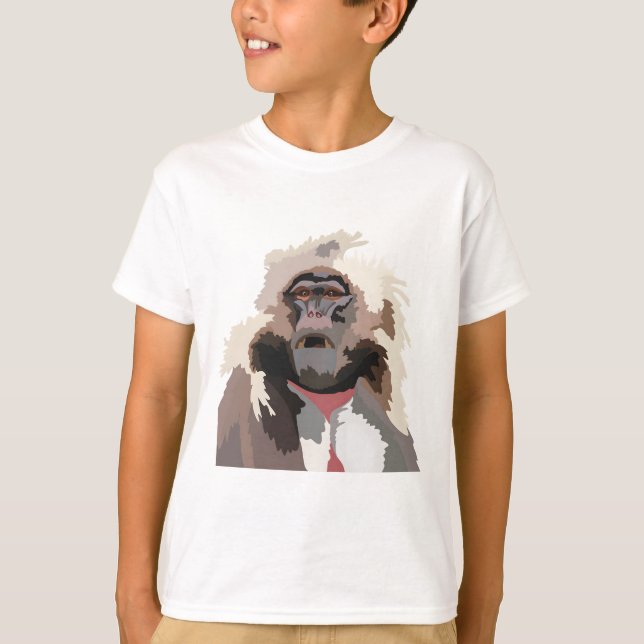 G is for Gelada Baboon T-Shirt (Front)