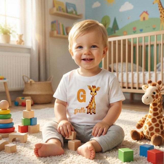 G is for Giraffe Toddler Tee (Creator Uploaded)