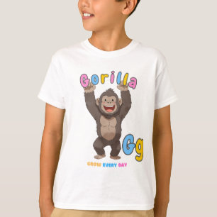 “G is for Gorilla” Alphabet Tee – Grow Every Day