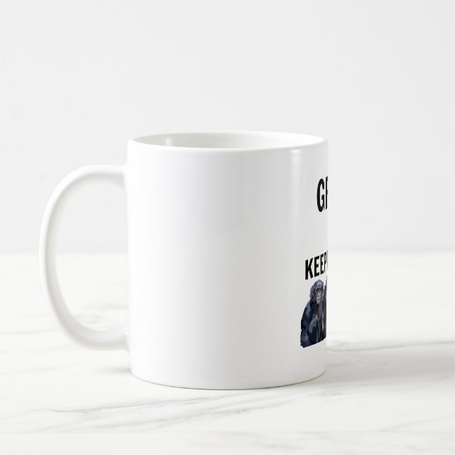 G is for Great Ape Keeper Coffee Mug (Left)