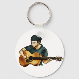 G is for Guitar Key Ring