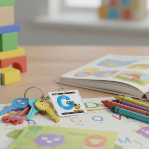 G Is For Guitar Key Ring