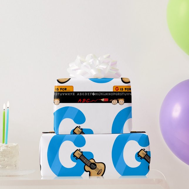 G Is For Guitar Wrapping Paper (Creator Uploaded)