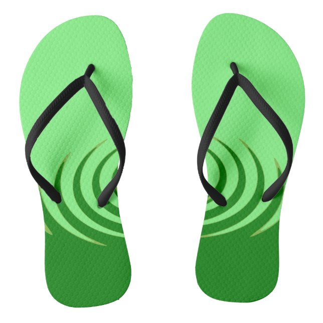 "G Jade Ripples"  Thongs (Footbed)