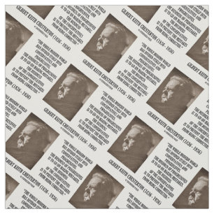 G.K. Chesterton Conservatives Progressives Mistake Fabric