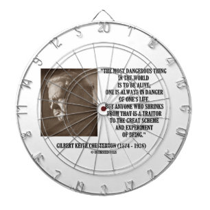 G.K. Chesterton Great Scheme Experiment Of Being Dartboard