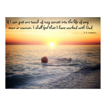 G. K. Chesterton quote about sunset- poster