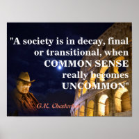 G.K. Chesterton Quote On A Society In Decay