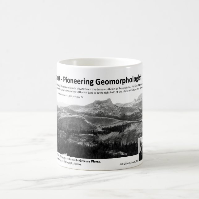 G K Gilbert III - Pioneering Geomorphologist Coffee Mug (Center)