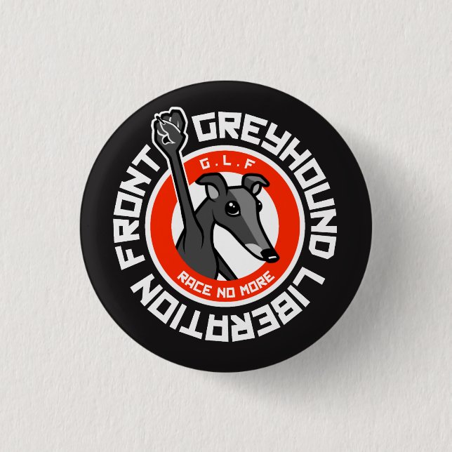 G.L.F (Dark) 3 Cm Round Badge (Front)