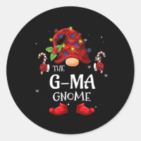 G-ma Gnome Matching Christmas Pjs For Family