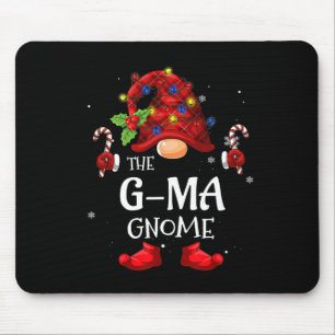 G-ma Gnome Matching Christmas Pjs For Family Mouse Pad