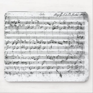 G major for violin, harpsichord and violoncello 2 mouse pad