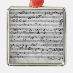 G major for violin, harpsichord and violoncello metal tree decoration
