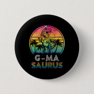 G-masaurus Dinosaur G-ma Saurus Family Matching Ti 6 Cm Round Badge