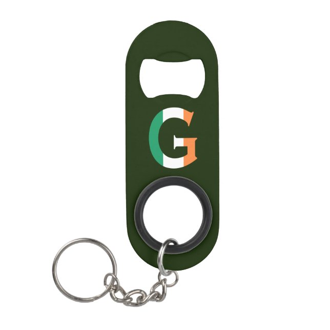 G Monogram overlaid on Irish Flag bocnt (Front)