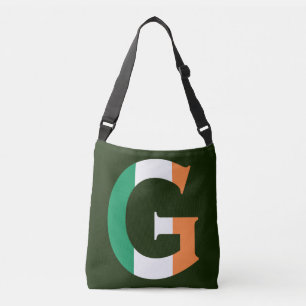 G Monogram overlaid on Irish Flag cbbcnt Crossbody Bag