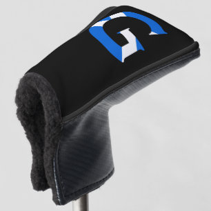 G Monogram overlaid on Scottish Flag pccnt Golf Head Cover