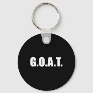G.o.a.t Greatest Of All Time Key Ring