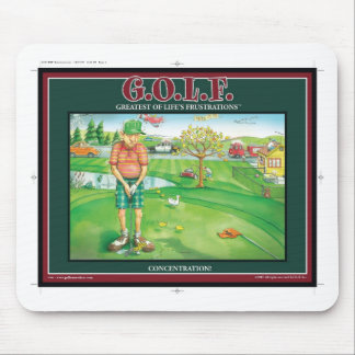 G.O.L.F. GREATEST OF LIFE'S FRUSTRATIONS MOUSE PAD