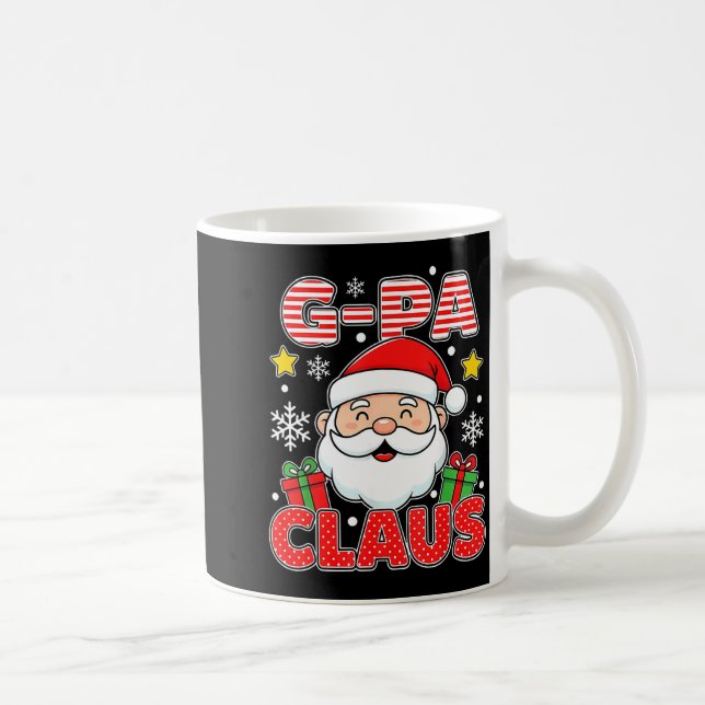 G-pa Claus Shirt Group Matching Family Christmas  Coffee Mug (Right)