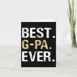 G-pa Graphic G-pa Gift From Granddaughter Grandson Card