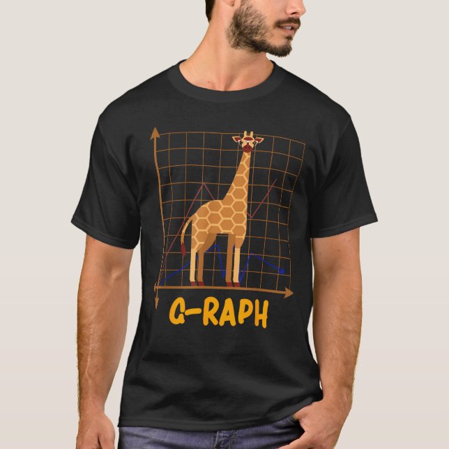 G-Raph Funny Giraffe Art Lovely T-Shirt (Front)