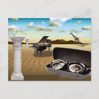 G Sharp - Surrealism by Cheryl Daniels Postcard