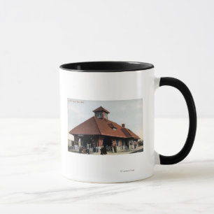 G T & R Railroad Depot Mug