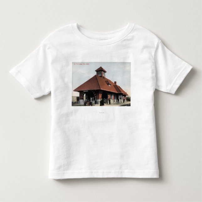 G T & R Railroad Depot Toddler T-Shirt (Front)