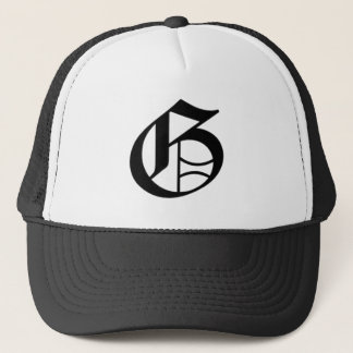 G-text Old English Trucker Hat