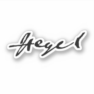 G. W. F. Hegel signature