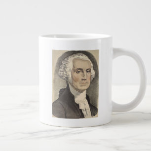 G Washington, Currier and Ives Large Coffee Mug